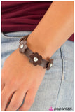 Paparazzi "Where The Wildflowers Grow" Brown Bracelet Paparazzi Jewelry