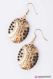 Paparazzi "Wherever I MAYAN Roam - Gold" earring Paparazzi Jewelry