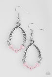 Paparazzi "Whimsically Whimsy" Pink Earrings Paparazzi Jewelry