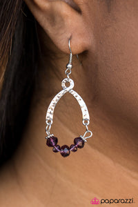 Paparazzi "Whimsically Whimsy" Purple Earrings Paparazzi Jewelry