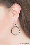 Paparazzi "Whirlpool Wonder - Black" earring Paparazzi Jewelry