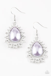 Paparazzi "Regal Renewal" White Earrings Paparazzi Jewelry