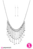 Paparazzi "Who Needs Fireworks? - Silver" necklace Paparazzi Jewelry