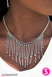 Paparazzi "Who Needs Fireworks? - Silver" necklace Paparazzi Jewelry