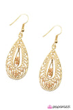 Paparazzi "Who Needs Glass Slippers? - Gold" earring Paparazzi Jewelry