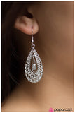 Paparazzi "Who Needs Glass Slippers? - White" earring Paparazzi Jewelry