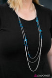 Paparazzi "Wide Open Skies" Blue Necklace & Earring Set Paparazzi Jewelry