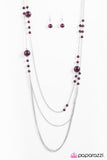 Paparazzi "Wide Open Skies" Purple Necklace & Earring Set Paparazzi Jewelry