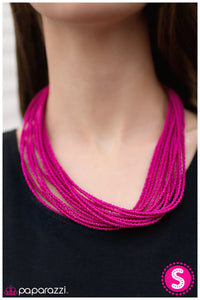 Paparazzi "Wide Open Spaces" Pink Necklace & Earring Set Paparazzi Jewelry