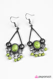 Paparazzi "Wild and Wonderful" Green Earrings Paparazzi Jewelry