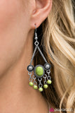 Paparazzi "Wild and Wonderful" Green Earrings Paparazzi Jewelry