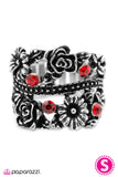 Paparazzi "Wild Blooms" Red Ring Paparazzi Jewelry