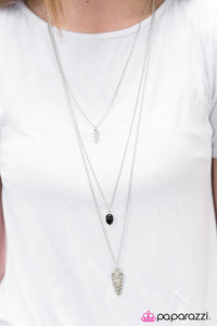 Paparazzi "Wild Chase" Black Necklace & Earring Set Paparazzi Jewelry