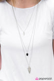 Paparazzi "Wild Chase" Black Necklace & Earring Set Paparazzi Jewelry