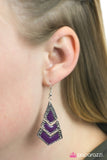 Paparazzi "Wild Child" Purple Earrings Paparazzi Jewelry