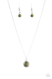 Paparazzi "Wildflower Waltz" Green Necklace & Earring Set Paparazzi Jewelry