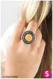 Paparazzi "Wild Mustang" Yellow Ring Paparazzi Jewelry