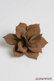 Paparazzi "Wild Orchid" Brown Hair Clip Paparazzi Jewelry