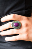 Paparazzi "Wild Wallflower" Purple Ring Paparazzi Jewelry