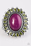 Paparazzi "Wild Wallflower" Purple Ring Paparazzi Jewelry