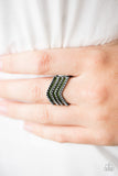 Paparazzi "Wild Ways" Green Ring Paparazzi Jewelry