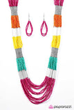 Paparazzi "Wild Weekend" Multi Necklace & Earring Set Paparazzi Jewelry