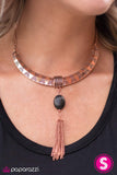 Paparazzi "Wild West Show" Copper Necklace & Earring Set Paparazzi Jewelry