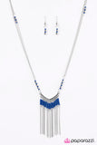 Paparazzi "Wild Winds" Blue Necklace & Earring Set Paparazzi Jewelry