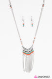 Paparazzi "Wild Winds" Multi Necklace & Earring Set Paparazzi Jewelry