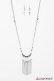 Paparazzi "Wild Winds" White Necklace & Earring Set Paparazzi Jewelry