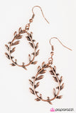 Paparazzi "Willow Creek - Copper" earring Paparazzi Jewelry