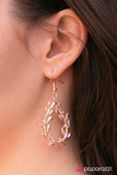 Paparazzi "Willow Creek - Rose Gold" earring Paparazzi Jewelry