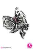 Paparazzi "Wind Beneath My Wings" Pink Ring Paparazzi Jewelry