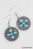 Paparazzi "Wind Direction" Blue Earrings Paparazzi Jewelry
