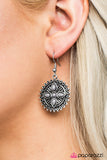 Paparazzi "Wind Direction" Silver Earrings Paparazzi Jewelry