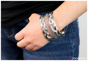 Paparazzi "Winding Down" Silver Bracelet Paparazzi Jewelry