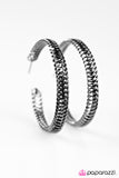 Paparazzi "Wind It Up! - Black" earring Paparazzi Jewelry