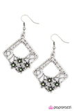 Paparazzi "Window Shopping" Green Earrings Paparazzi Jewelry