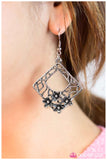 Paparazzi "Window Shopping" White Earrings Paparazzi Jewelry