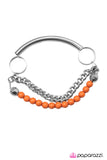 Paparazzi "Wined and Dined - Orange" bracelet Paparazzi Jewelry