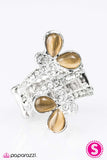 Paparazzi "WINGING In The New Year" Brown Ring Paparazzi Jewelry