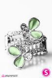 Paparazzi "WINGING In The New Year - Green" ring Paparazzi Jewelry