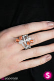 Paparazzi "WINGING In The New Year - Orange" ring Paparazzi Jewelry