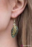 Paparazzi "WING Leader" Brass Earrings Paparazzi Jewelry