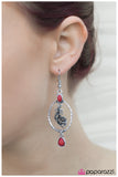 Paparazzi "Wings Are Made To Fly - Red" earring Paparazzi Jewelry