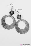 Paparazzi "Winner Shimmer" Black Earrings Paparazzi Jewelry