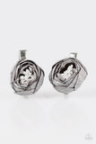 Paparazzi "Winter Flowers - Silver" hair clip Paparazzi Jewelry