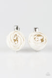 Paparazzi "Winter Flowers - White" hair clip Paparazzi Jewelry