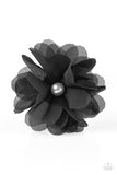 Paparazzi "Winter Formal - Black" hair clip Paparazzi Jewelry
