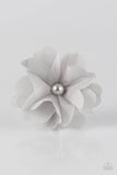 Paparazzi "Winter Formal - Silver" hair clip Paparazzi Jewelry